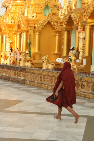 Strolling Monk