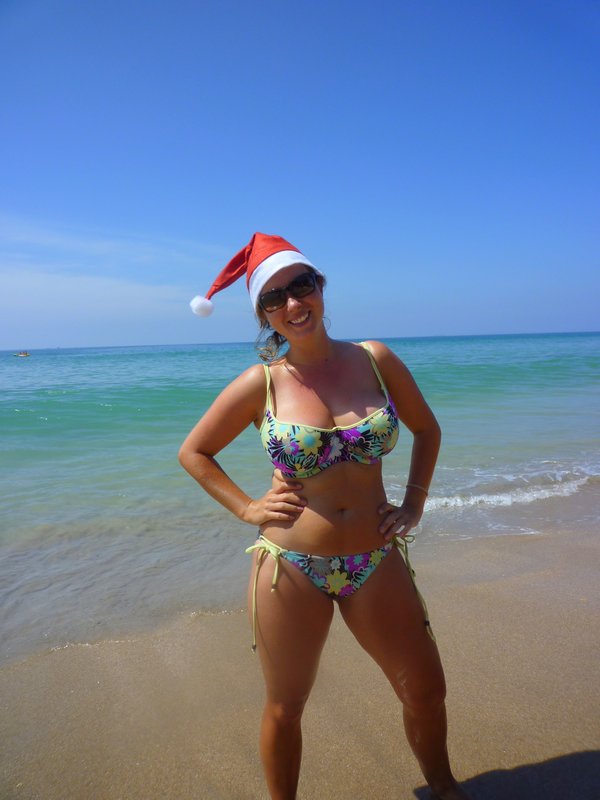 Christmas day on the Beach!
