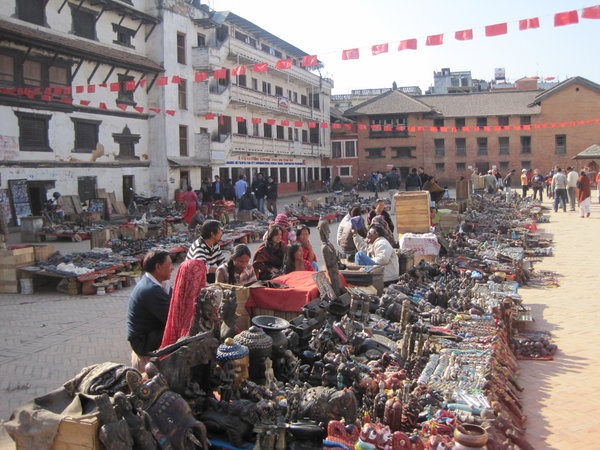 Souvenir sellers, Durbar Square, Kathmandu
