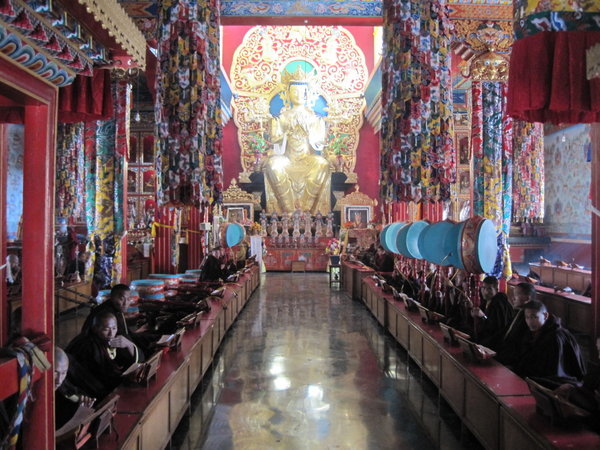 Inside Benchen Monastery
