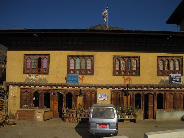 Another typical Bhutanese building