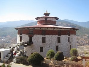 Bhutan's National Museum in Paro, a former watchtower