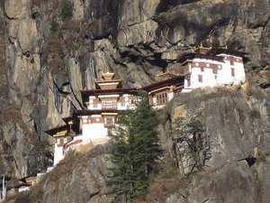 Tiger's Nest Monastery, high in the mountains