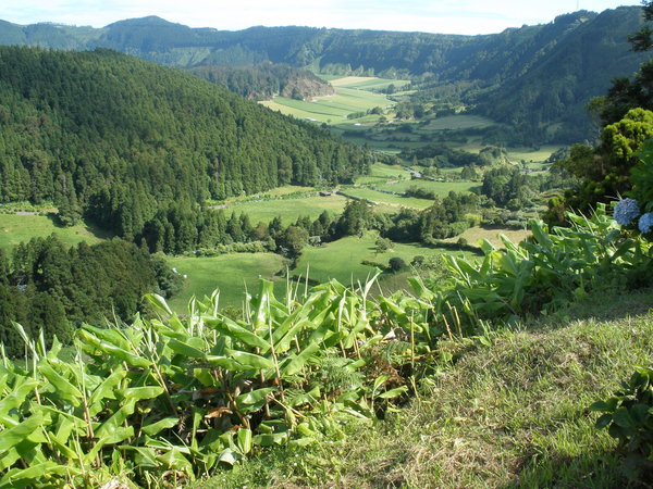 The hills of Sao Miguel island, Azores