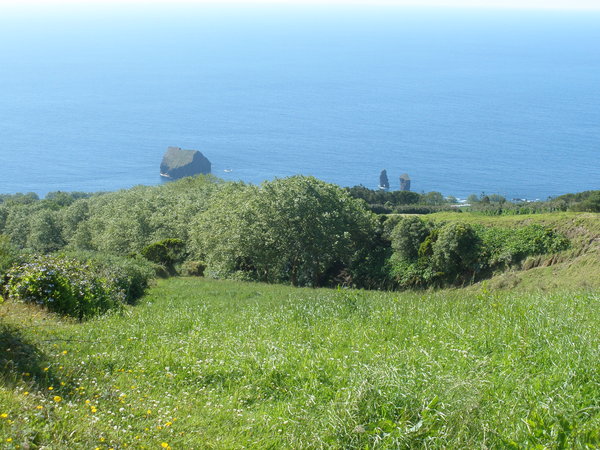 View to the ocean from Sao Miguel