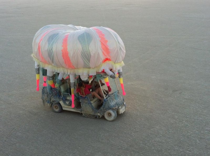 Jellyfish art car