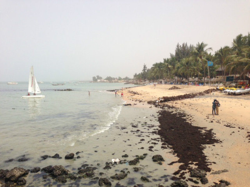 I was not particularly impressed by the beaches in Senegal. They didn't have soft sand, or clear water, nor were they very clean