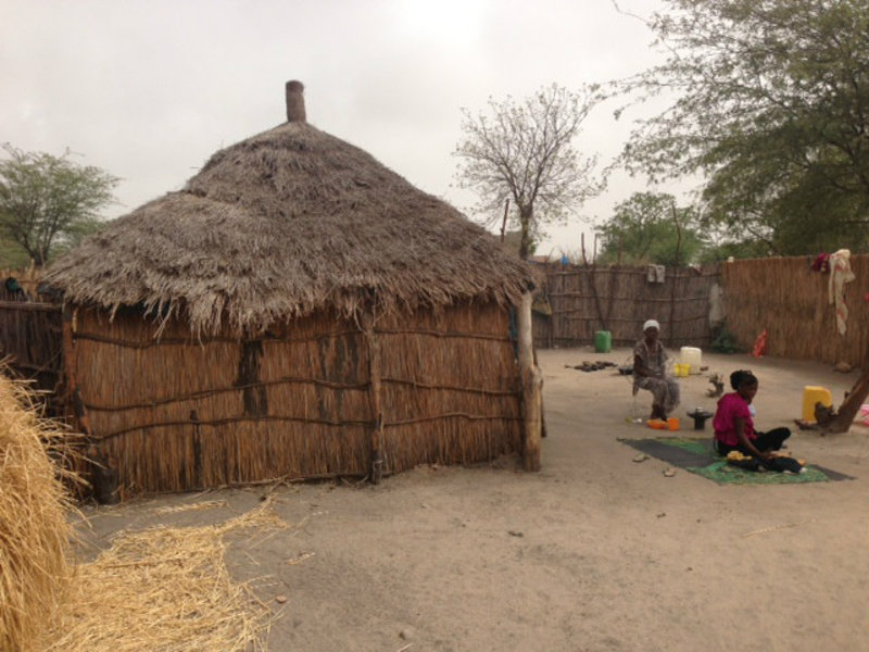 A village in the south, and one of the few non-cement structures I saw in Senegal