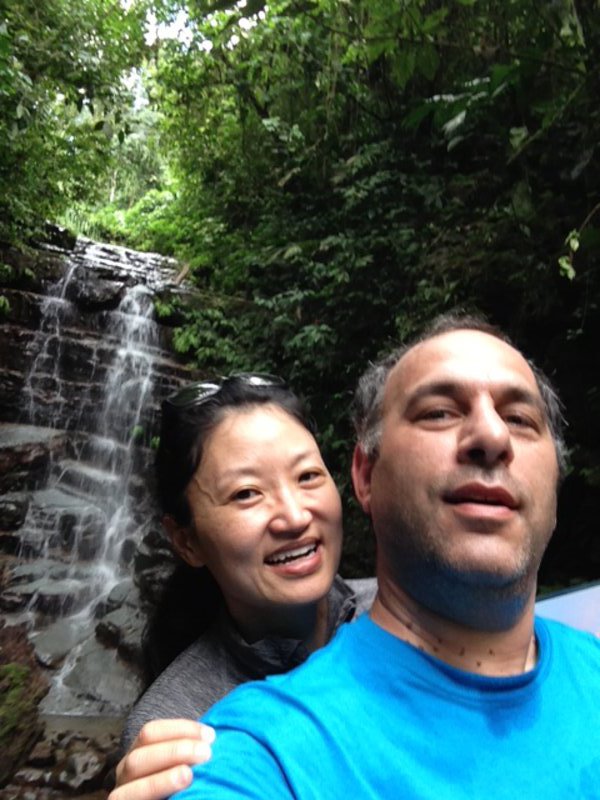 Waterfall we hiked to near Rafiki Safari Lodge