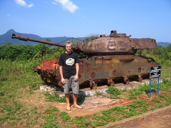 Tank at Khe Sanh Combat base