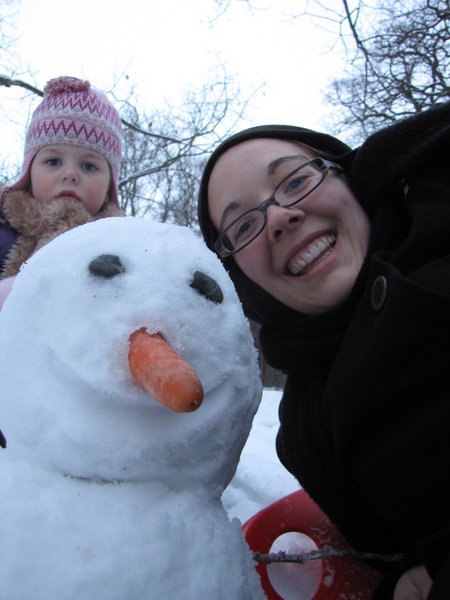 Me with Mini snowman