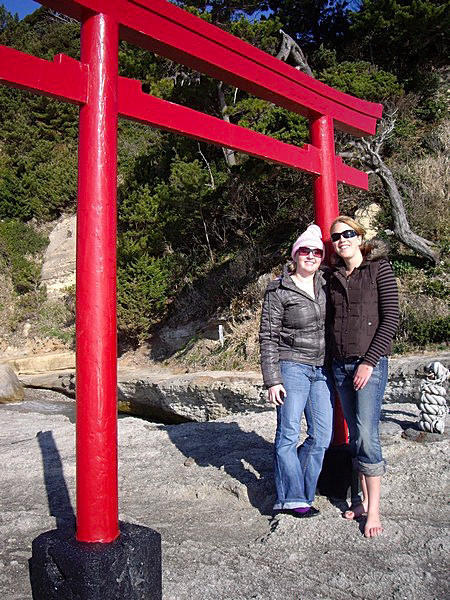 Beach torii