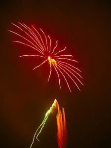 Stunning fireworks