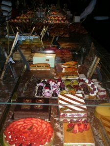 Selection of Cakes. Laduree, Paris, France