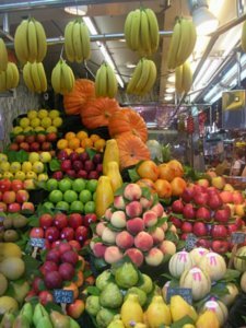 Fruit Market. Barcelona Spain