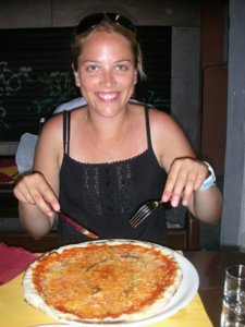 Anchovy Pizza. Venice, Italy