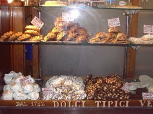 Massive biscuits. Venice, Italy