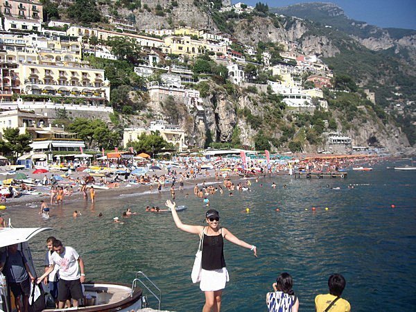 On the dock at Monterosso