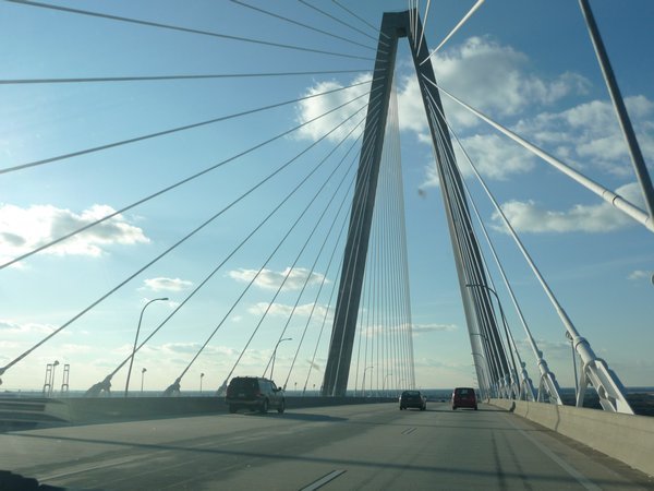 Cable bridge to Charleston