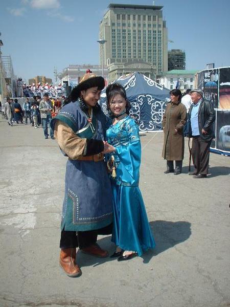 Traditional mongolian dress