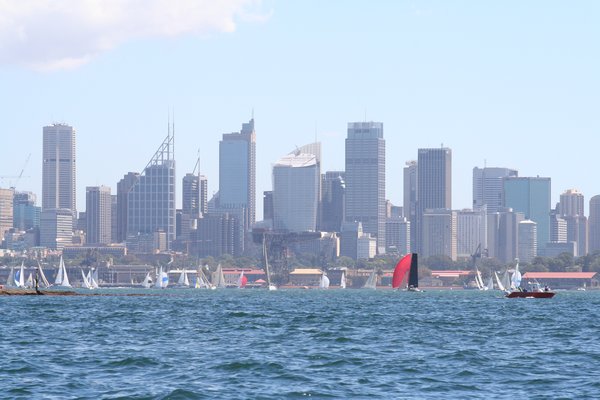 Sydney skyline from the water