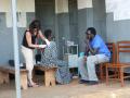 George and Kate with a patient at rural outreach