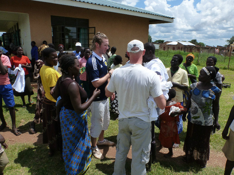 Clothes distribution in 2012