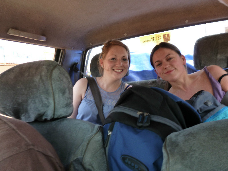 2013 - Bex and I on route to Gulu