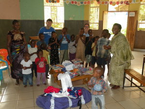 Us with the children at LOHADA