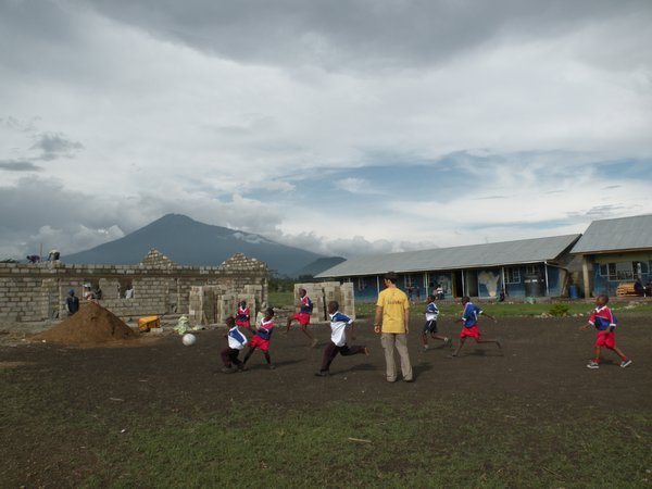 Soccer in the Shadow of Mt. Meru