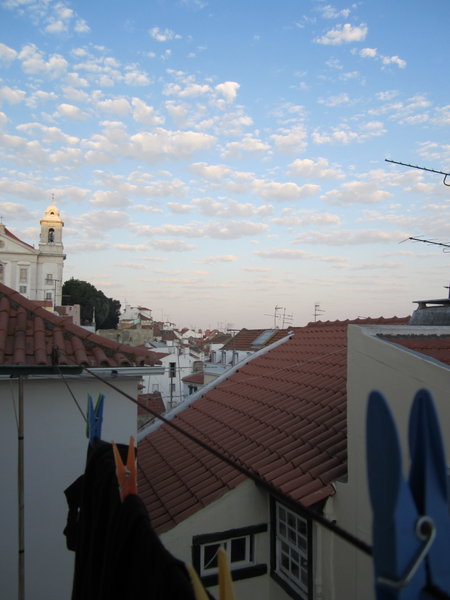 View from our Lisbon apartment