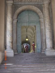 Funny looking Swiss guards