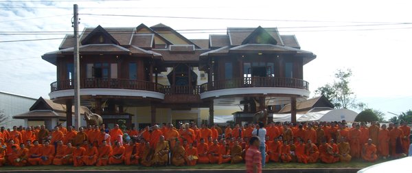 90 Monks at Bank Opening