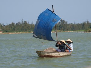 Old Couple Sail to Market