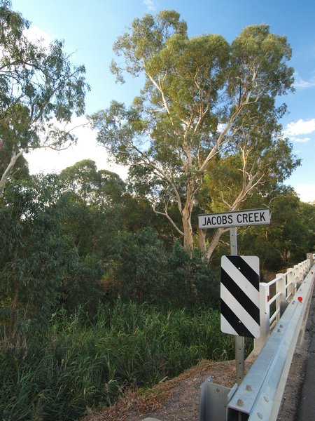 Jacobs Creek Sign