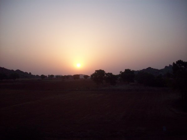 sunrise in Karnataka