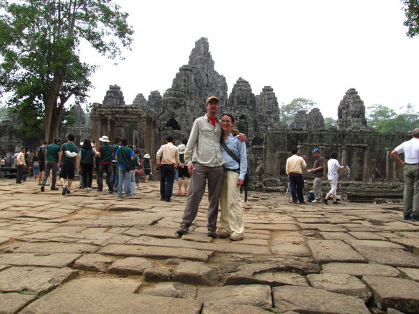 in front of the Bayon