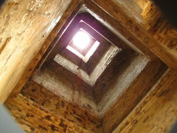 inside one of Pre Rup's towers