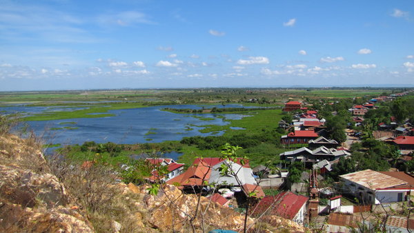 the view north towards Siem Reap