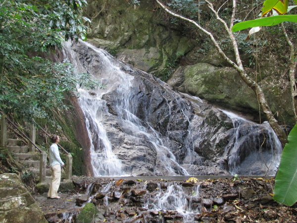 the post zipline waterfall visit