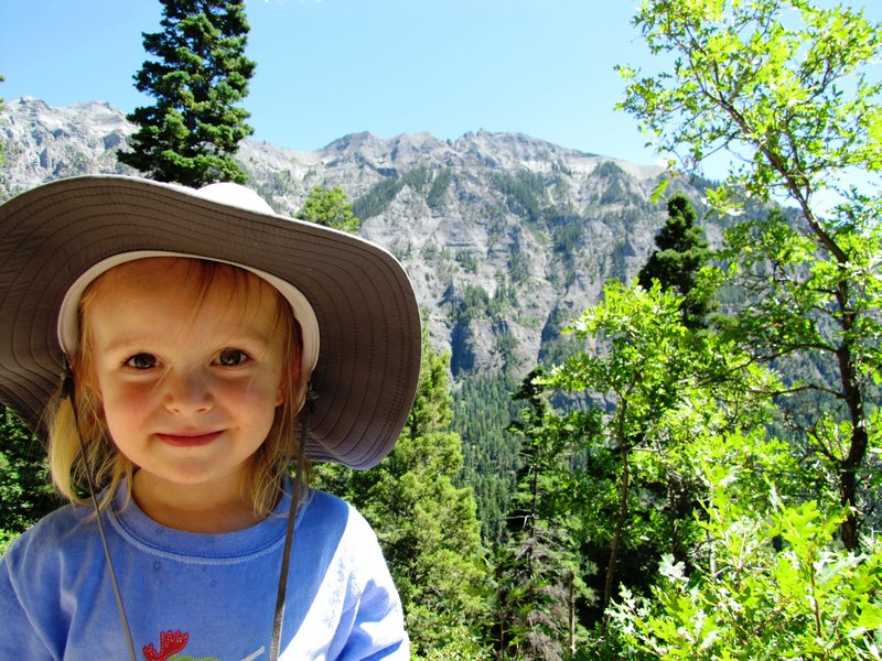 my little hiker above Ouray