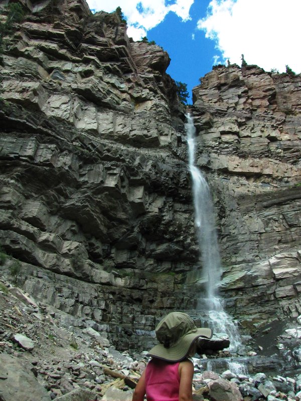 Cascade falls in Ouray