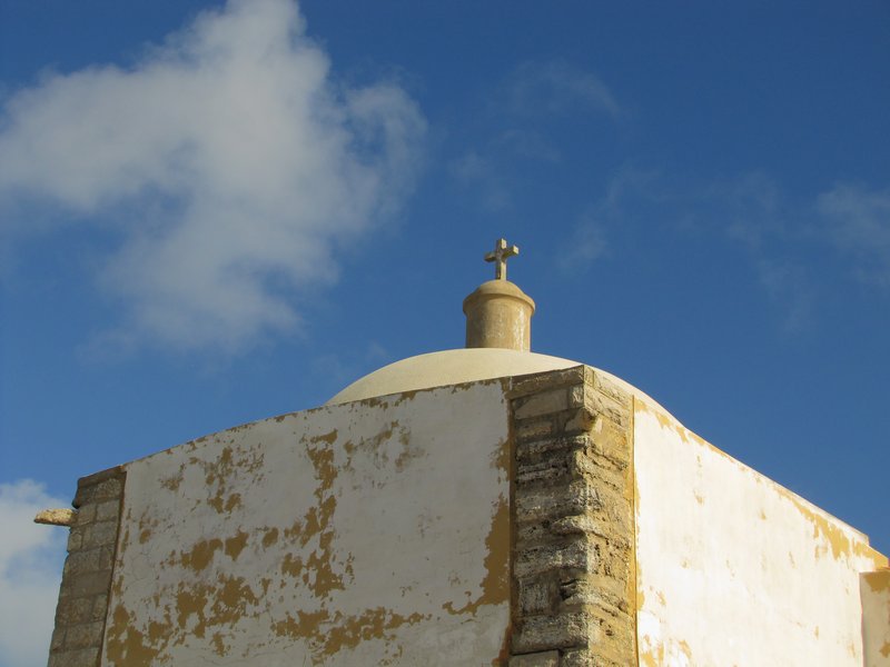 the chapel at the fort in Sagres
