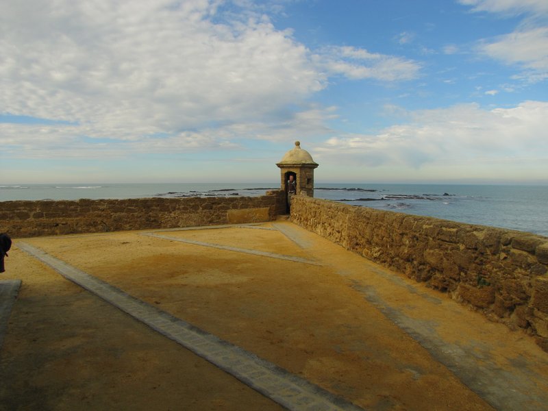 one of the forts at Cadiz