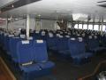 our empty ferry, about 1/4 of the seating shown in this picture