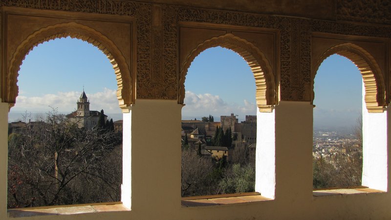 the Alhambra from the Generalife palace