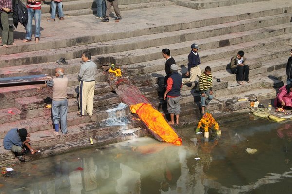 Cremation Ceremony on the Bagmati River