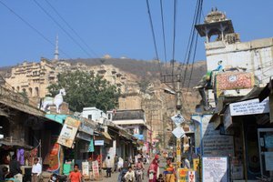 Bundi with Palace and Fort in the background