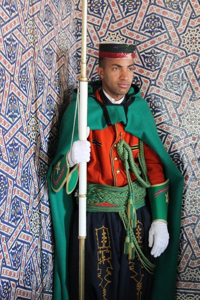 Guard at Mausoleum of Mohammed V, Rabat