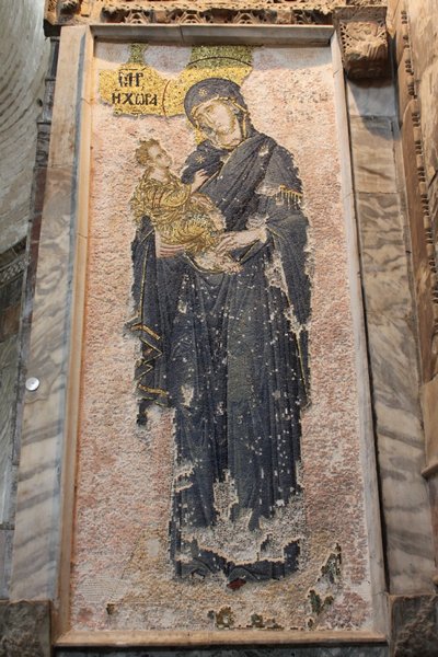 Mary and the Child Jesus Mosaic, Kariye Muzesi (Chora Church)